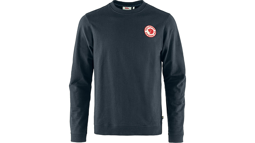 Fjallraven 1960 Logo Badge Sweater - Mens, Dark Navy, Large, F87163-555-L