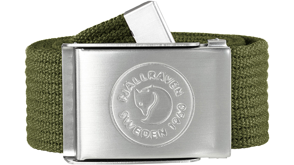 Fjallraven 1960 Logo Belt, Green, One Size, F86978-620-OneSize