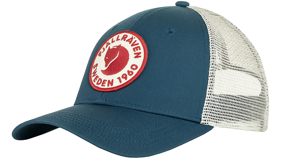 Fjallraven 1960 Logo Langtradarkeps Cap, Indigo Blue, Small/Medium, F78138-534-S/M