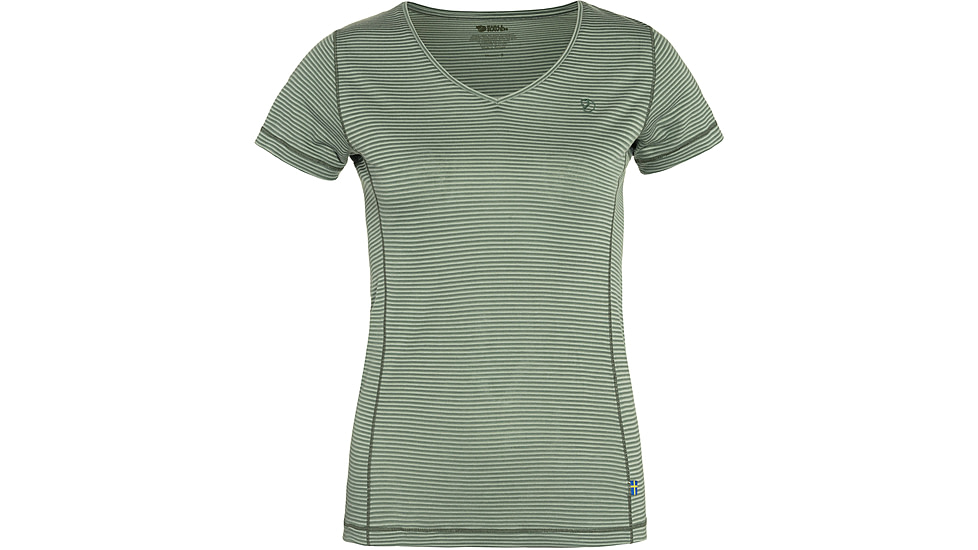 Fjallraven Abisko Cool T-Shirt - Womens, Patina Green, 2XS, F89472-614-XXS