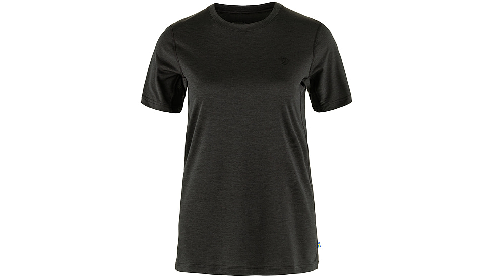 Fjallraven Abisko Day Hike Short Sleeve - Womens, Black, 2XS, F84106-550-XXS