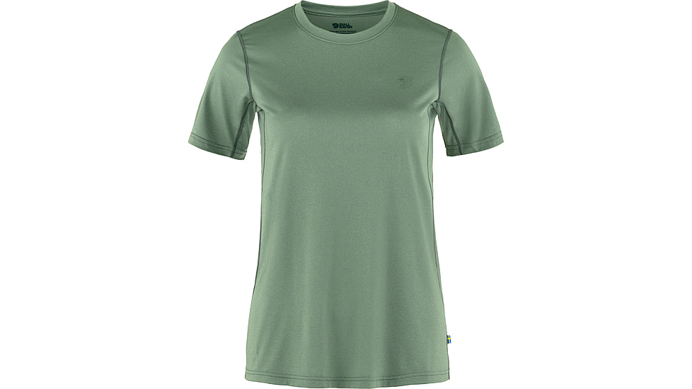 Fjallraven Abisko Day Hike Short Sleeve - Womens, Patina Green, 2XS, F84106-614-XXS
