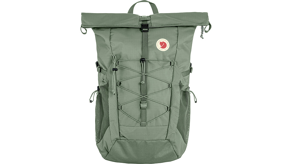 Fjallraven Abisko Hike Foldsack Backpack, Patina Green, One Size, F27222-614-One Size