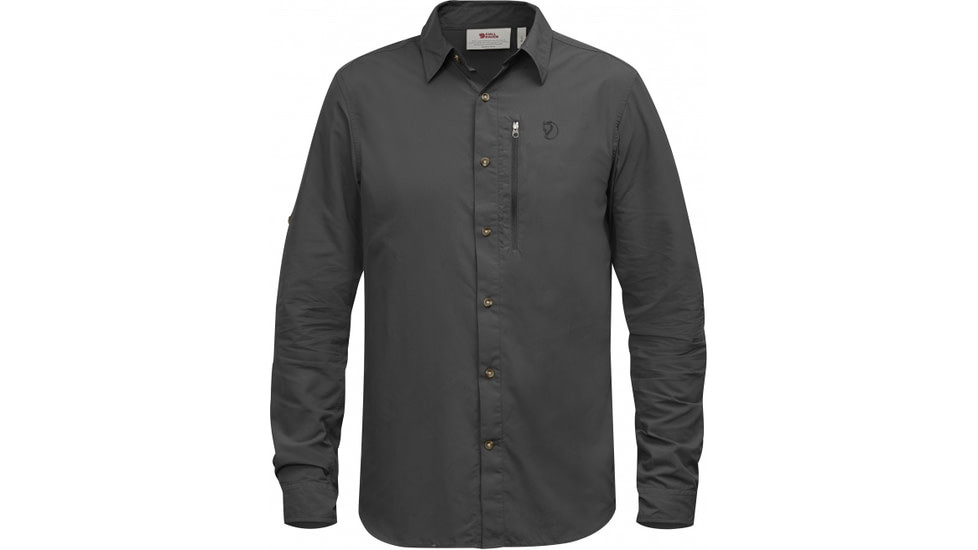 Fjallraven Abisko Hike Shirt Long Sleeve Mens, Dark Grey, XXL F82263-30-XXL