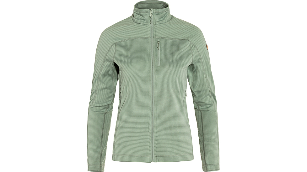 Fjallraven Abisko Lite Fleece Jacket - Womens, Misty Green, Medium, F87142-674-M