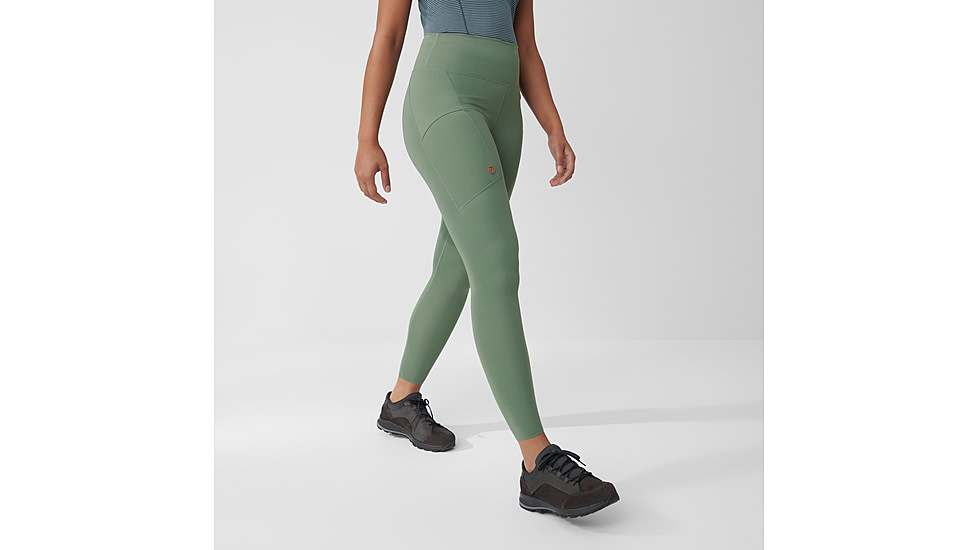 Fjallraven Abisko Tights - Womens, Patina Green, 2XL, F84773-614-XXL