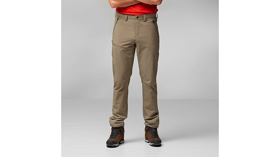 Fjallraven Abisko Trail Stretch Trousers - Mens, Suede Brown, 54/R, F12200163-244-54/R