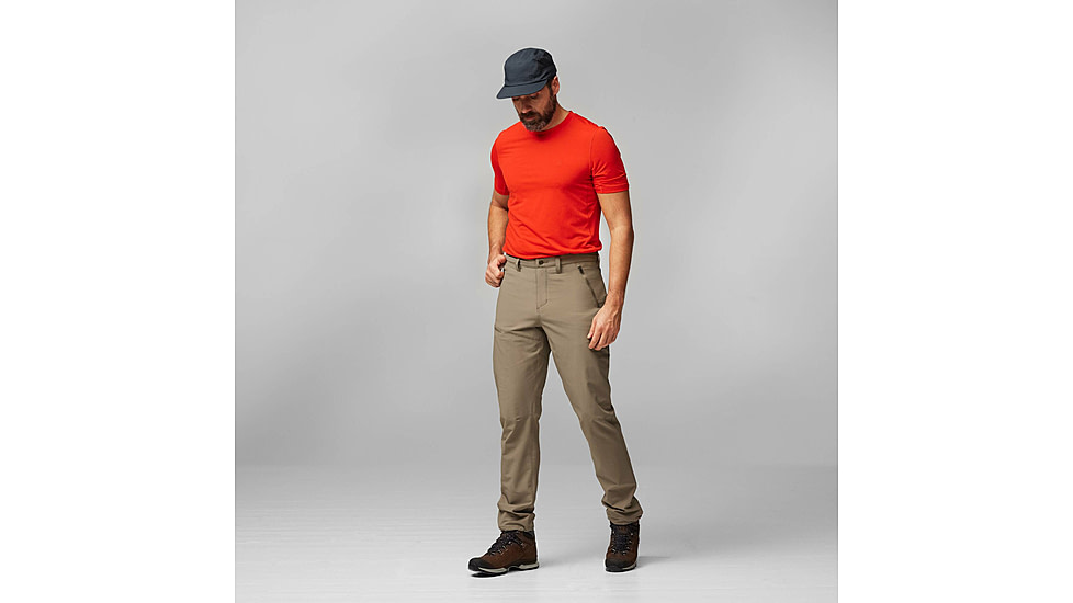 Fjallraven Abisko Trail Stretch Trousers - Mens, Suede Brown, 54/R, F12200163-244-54/R