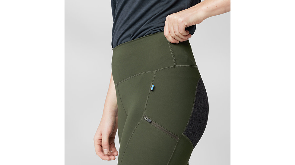 Fjallraven Abisko Trekking Tights HD - Womens, Deep Forest, Extra Small, F87143-662-XS