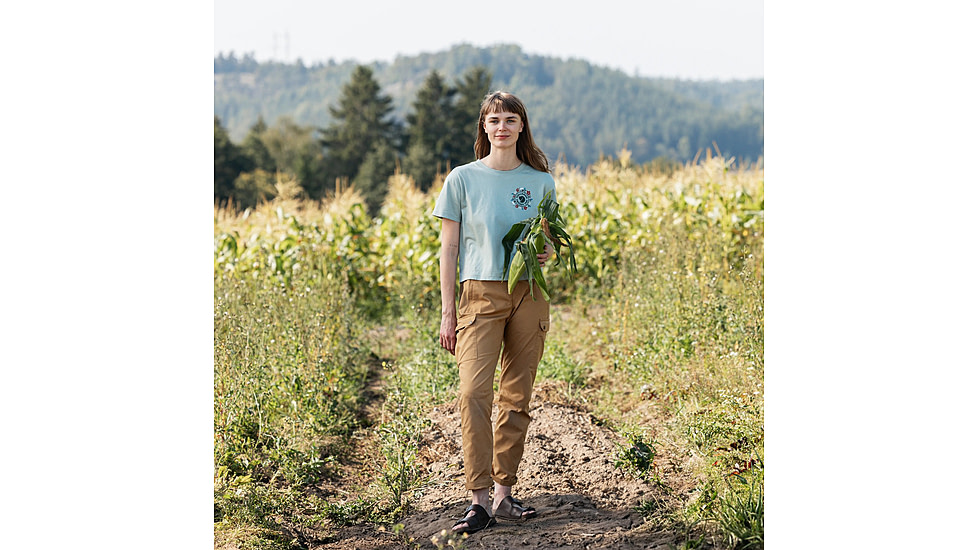 Fjallraven Fjallblomster Logo T-Shirt - Womens