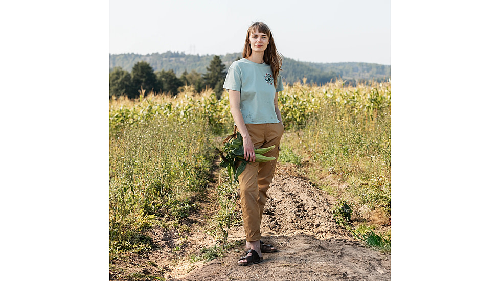 Fjallraven Fjallblomster Logo T-Shirt - Womens