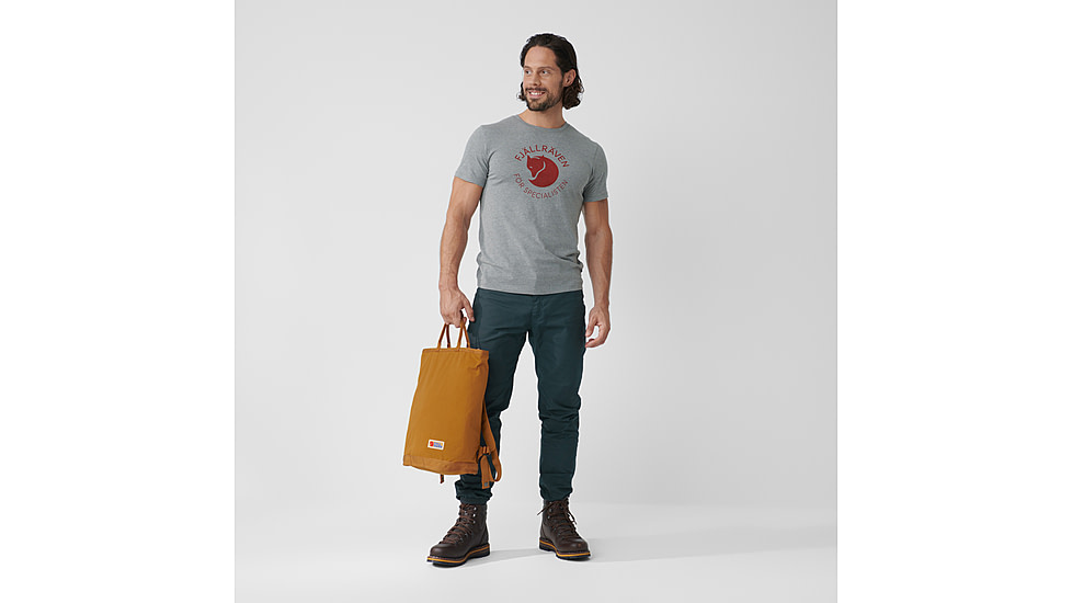 Fjallraven Fox T-shirt - Mens, Grey Melange, Extra Large, F87052-051-XL