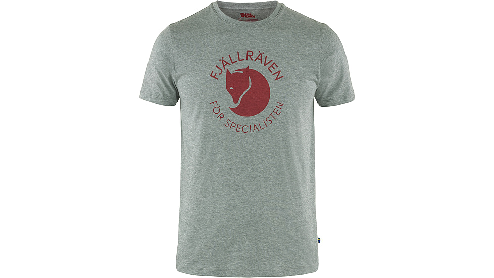Fjallraven Fox T-shirt - Mens, Grey Melange, Extra Large, F87052-051-XL
