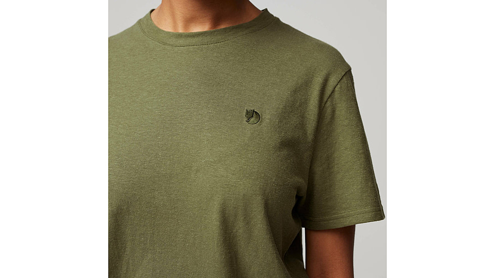 Fjallraven Hemp Blend T-Shirt - Womens, Green, Medium, F14600163-620-M