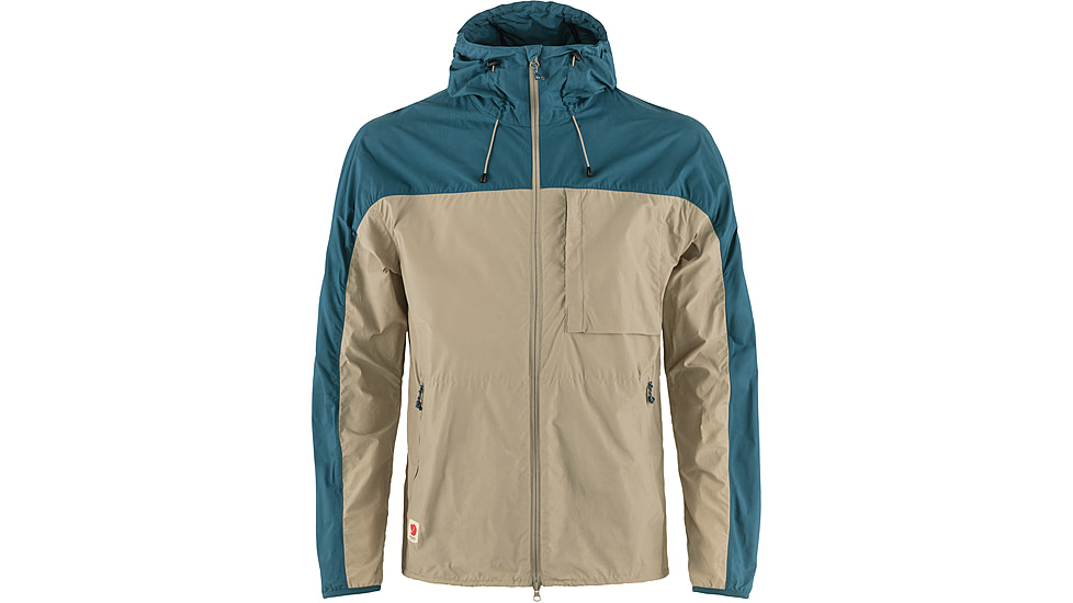 Fjallraven High Coast Wind Jacket - Mens, Fossil/Deep Sea, Medium, F82606-118-574-M