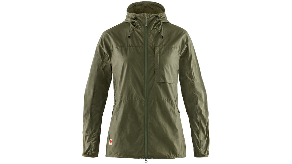 Fjallraven High Coast Wind Jacket - Womens, Green, Extra Small, F83516-620-XS