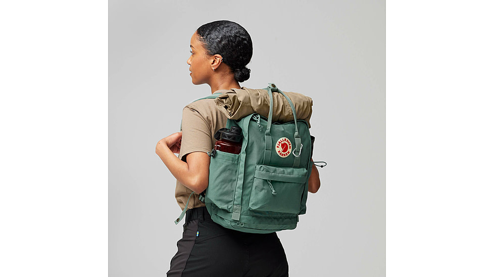Fjallraven Kanken Outlong - Unisex, Frost Green, One Size, F232-664OS
