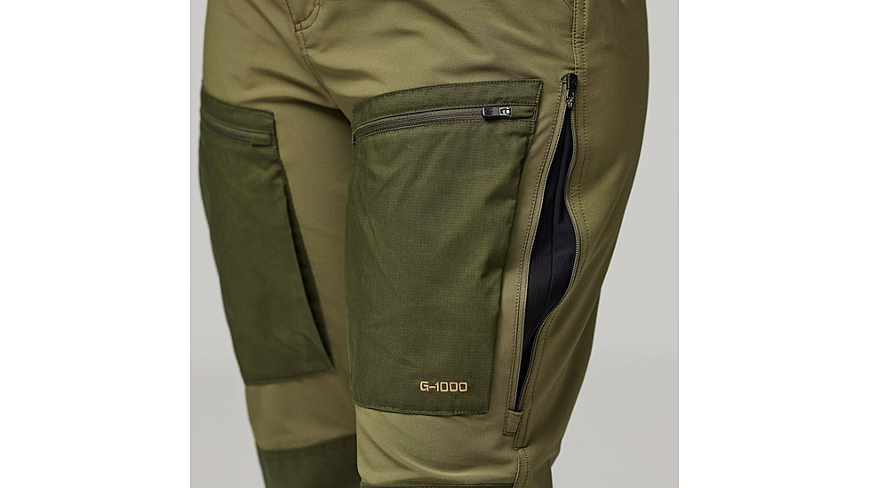 Fjallraven Keb Agile Trousers - Womens, Laurel Green/Deep Forest, 38/Small, F142662-38/S