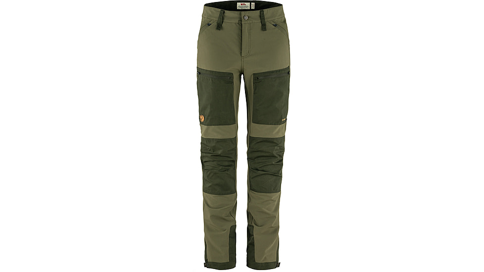 Fjallraven Keb Agile Trousers - Womens, Laurel Green/Deep Forest, 38/Small, F142662-38/S