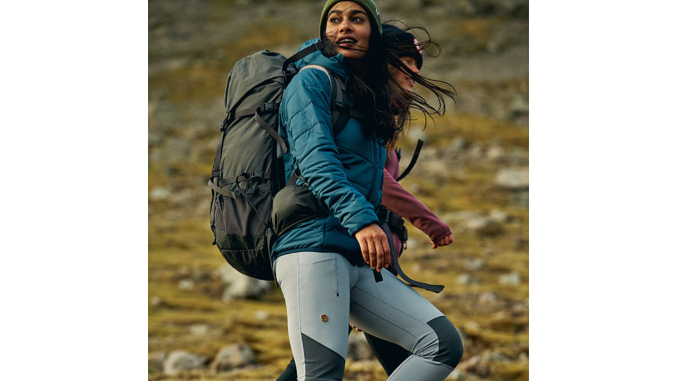 Fjallraven Keb Padded Hoodie - Womens, Mountain Blue, Large, F89630-570-L