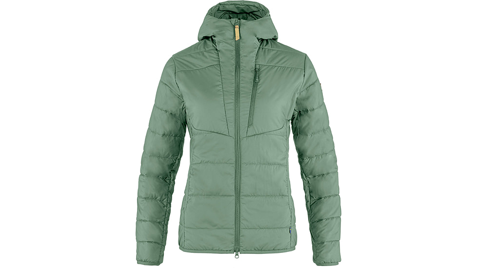 Fjallraven Keb Padded Hoodie - Womens, Patina Green, Extra Large, F89630-614-XL