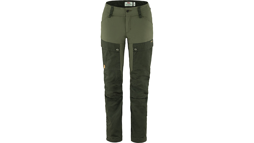 Fjallraven Keb Trekking Trousers - Womens, Regular Inseam, Deep Forest/Laurel Green, 36/Regular, F86706-662-625-36/R