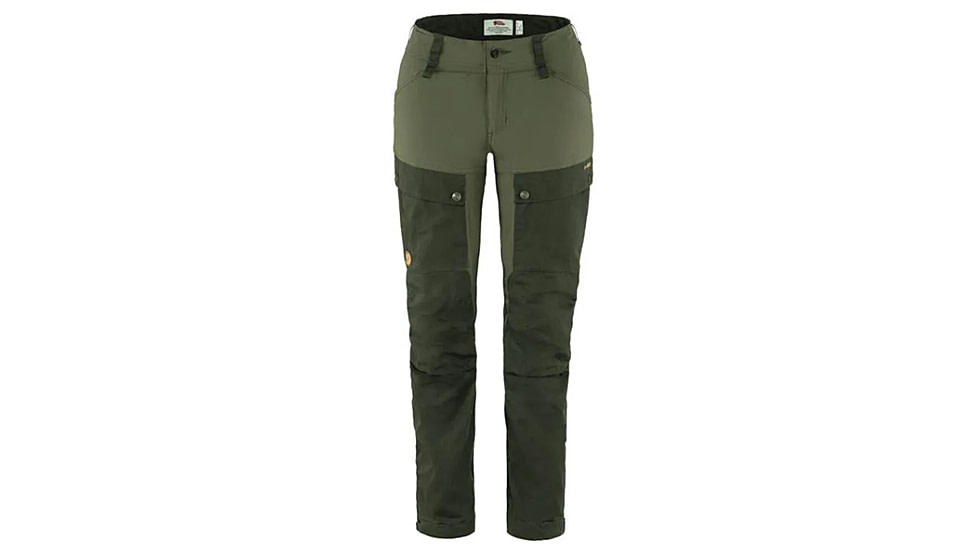 Fjallraven Keb Trousers Curved - Womens, Long Inseam, Deep Forest/Laurel Green, 40/Long, F86705-662-625-40/L