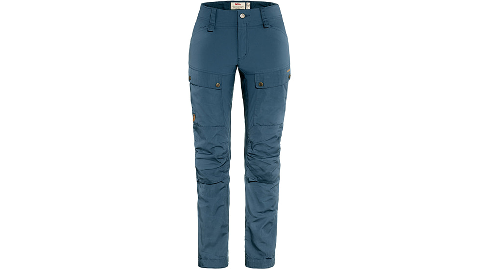 Fjallraven Keb Trousers Curved - Womens, Long Inseam, Indigo Blue, 46/Long, F86705-534-46/L