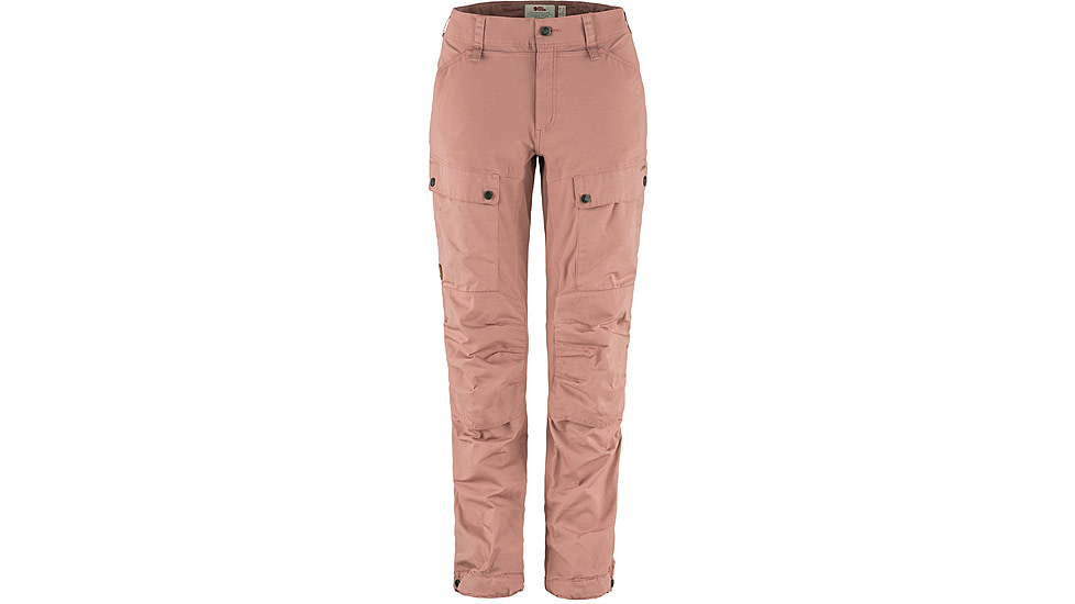Fjallraven Keb Trousers Curved - Womens, Long Inseam, Dusty Rose, 48/Long, F86705-300-48/L