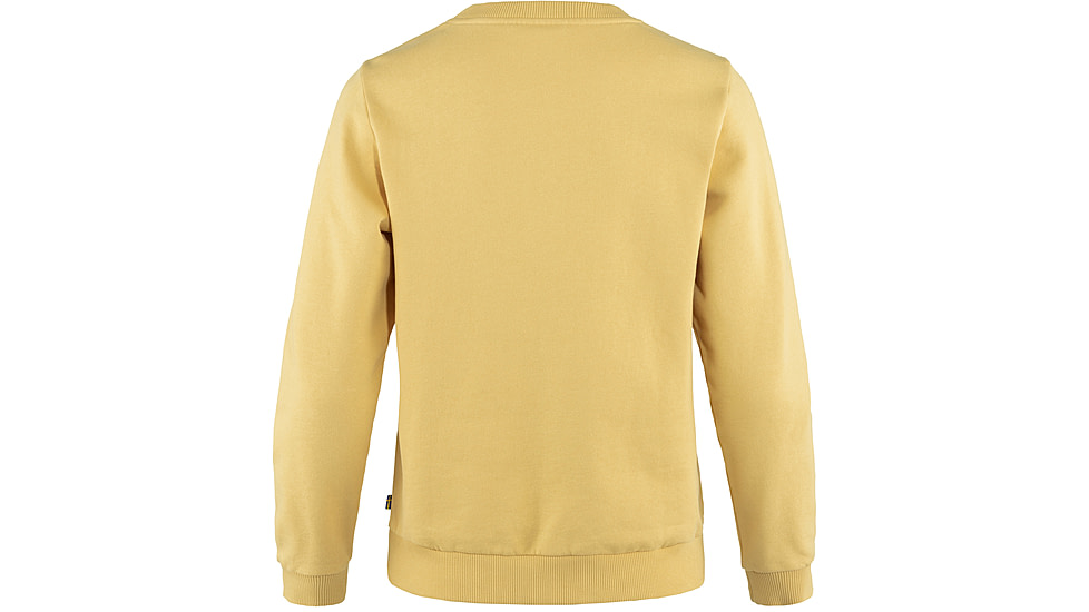 Fjallraven Logo Sweater - Womens, Mais Yellow, Small, F84143-133-S