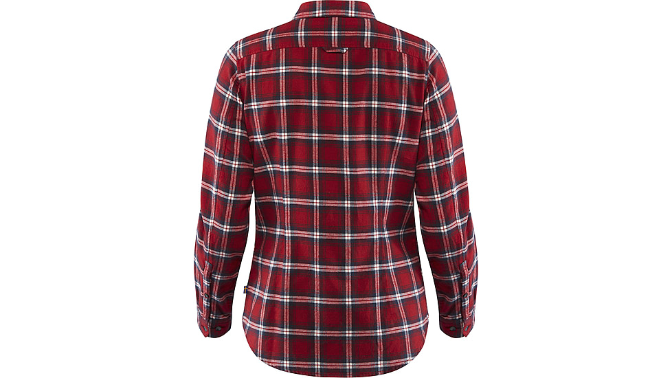 Fjallraven Ovik Flannel Shirt - Womens, Deep Red, Extra Large, F89833-325-XL