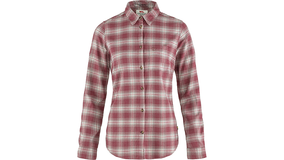 Fjallraven Ovik Flannel Shirt - Womens, Mesa Purple-Fog, Extra Large, F89833-410-021-XL