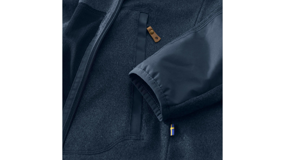 Fjallraven Ovik Fleece Hoodie - Mens, Navy, XS, F82252-560-XS