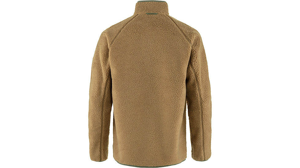 Fjallraven Vardag Pile Fleece - Mens, Buckwheat Brown/Laurel Green, Medium, F84158-232-625-M