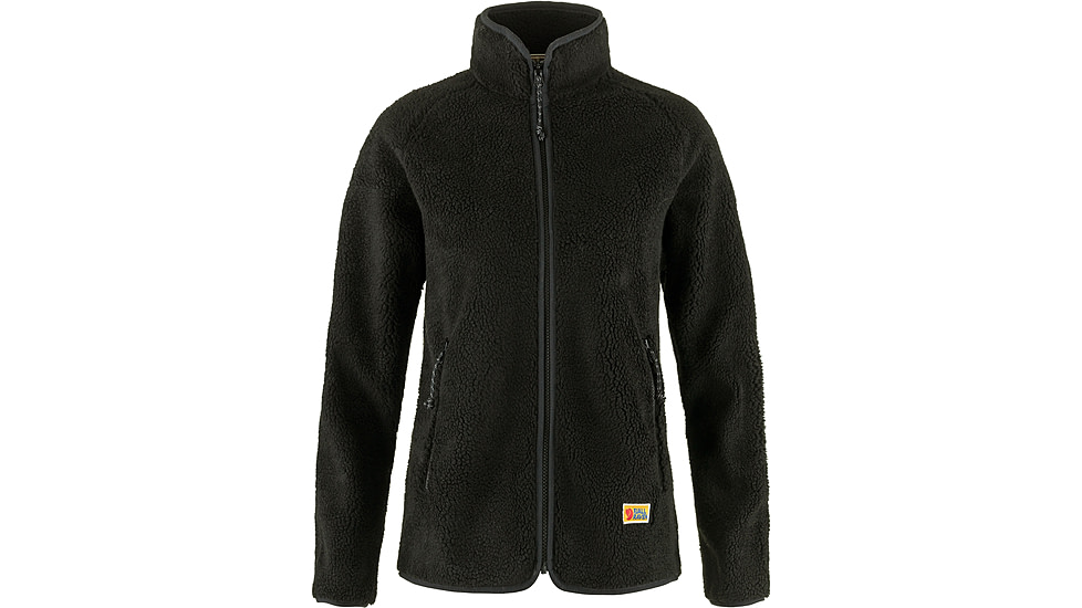 Fjallraven Vardag Pile Fleece - Womens, Large, Black, F84789-550-L