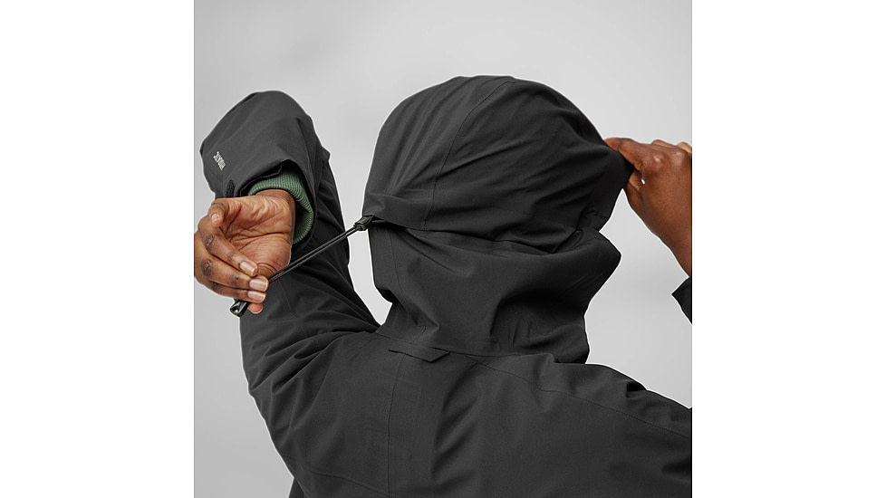 Fjallraven Vardag Rain Parka - Womens, Black, Extra Small, F14500131-550-XS