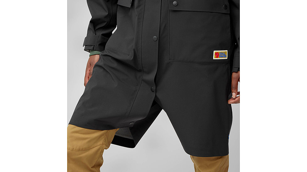 Fjallraven Vardag Rain Parka - Womens, Black, Extra Small, F14500131-550-XS