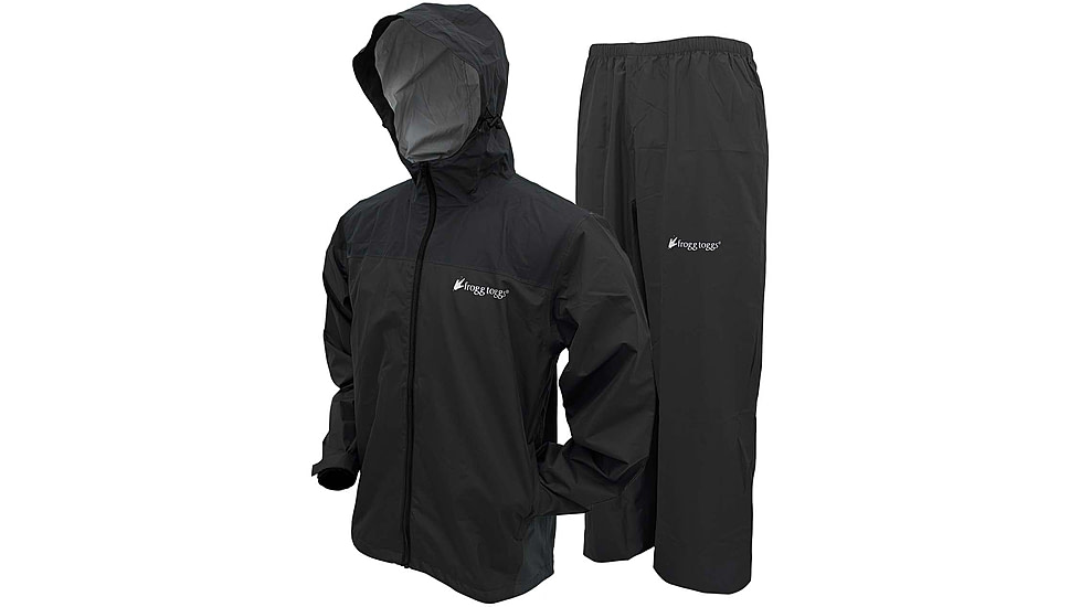 Frogg Toggs Vapor Rain Suit - Men's, Black, Medium/Large, 1VP111000MDLG