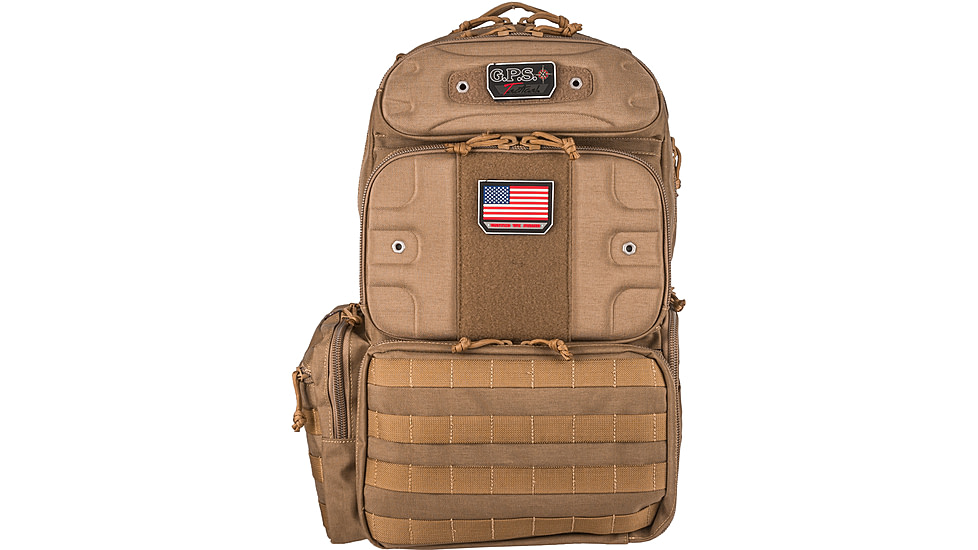 GPS Tall Tactical Range Backpack, Tan, GPS-T1913BPT