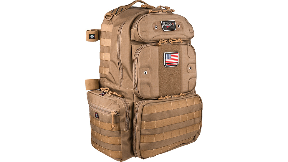 GPS Tall Tactical Range Backpack, Tan, GPS-T1913BPT