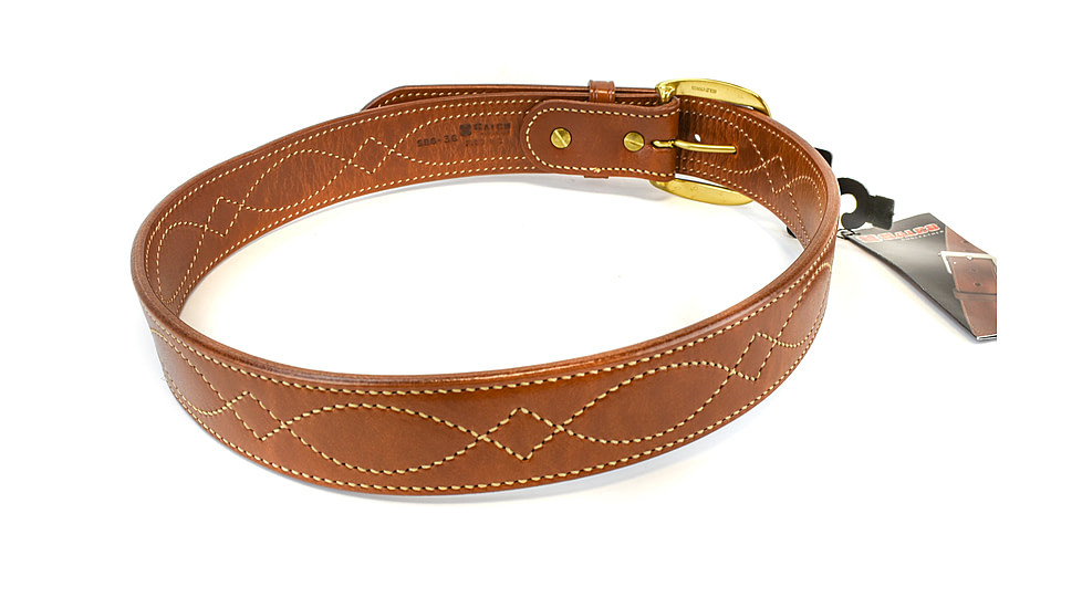 Galco SB6 Fancy Stitched Belt - Tan - Size - 36 SB6-36