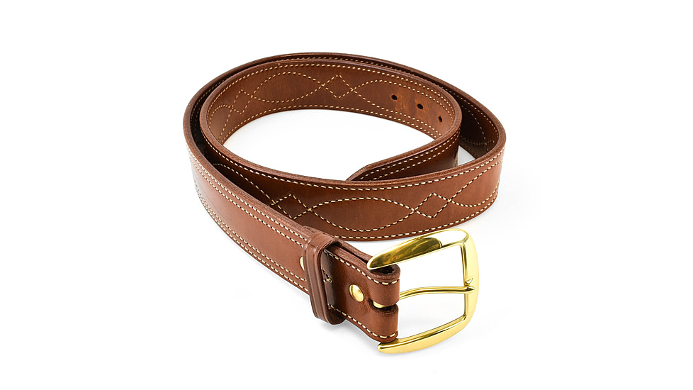 Galco SB6 Fancy Stitched Belt - Tan - Size - 46 SB6-46