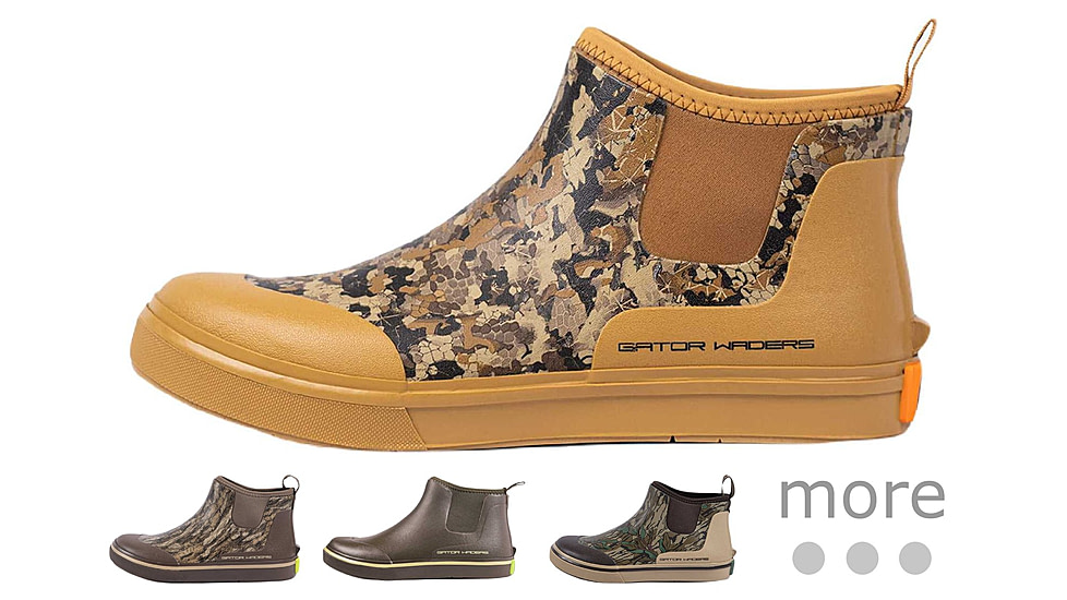 Gator Waders Camp Boots - Men's, 7 Brown, Bottomland, Brown, Greenleaf, Mossy Oak Bottomland, Olive