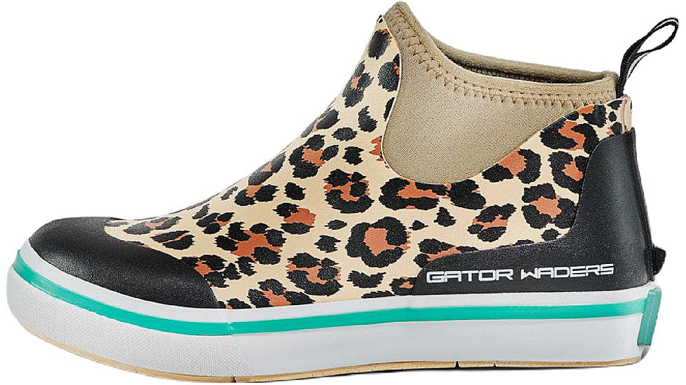 Gator Waders Camp Boots - Womens, Leopard/Aqua, 6 US, CAM3001W6