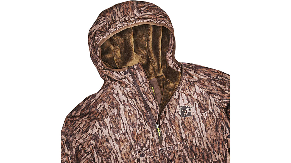 Gator Waders Waterproof 1/2 Zip Bog Hoodie - Womens, Mossy Oak Bottomland, Small, BOG32WS