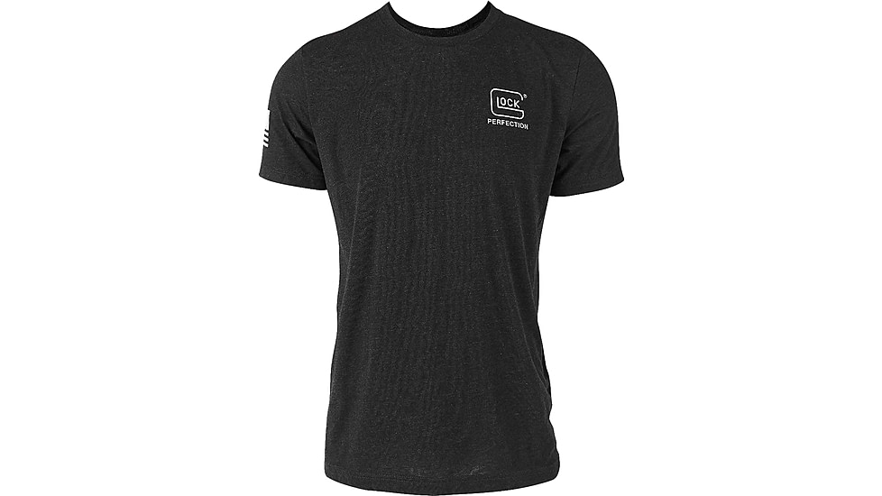 Glock 2nd Amendment Tee, Black Cotton/Polyester, Short Sleeve, Small, AP96306