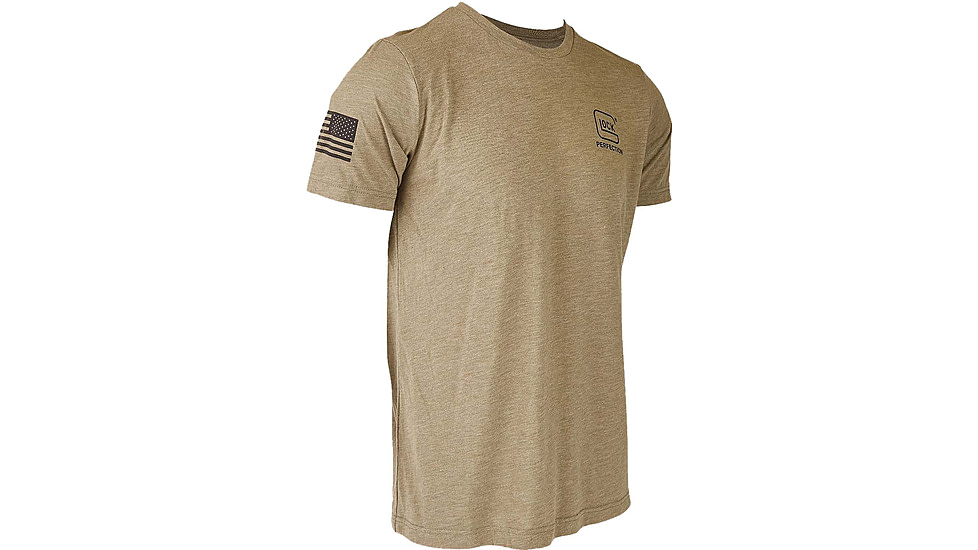 Glock 2nd Amendment Tee, Olive Cotton/Polyester, Short Sleeve, Small, AP96312