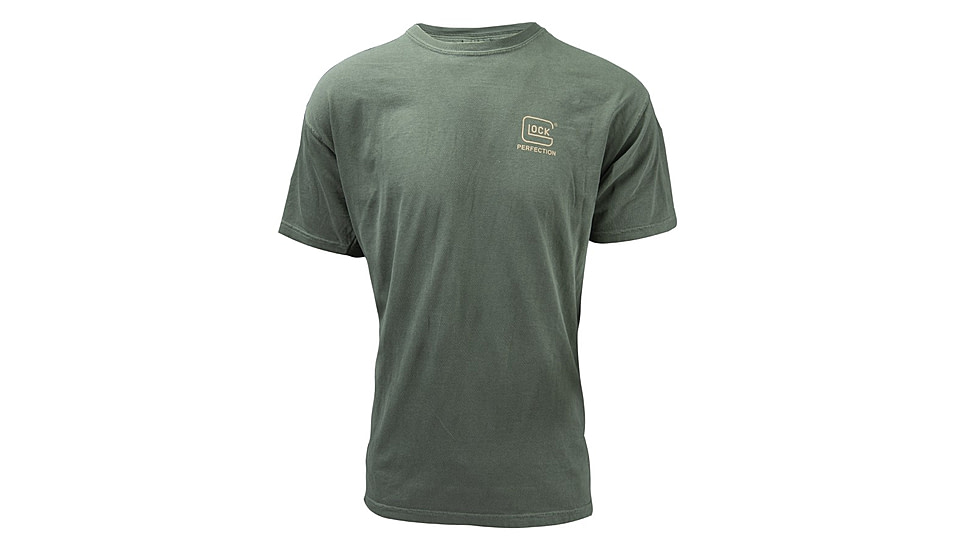 Glock Perfection T-Shirt, Men's, Green, 2XL, AA75153