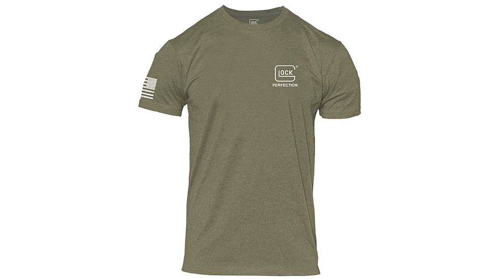 Glock OEM Perfection Flag Tee, Short Sleeve