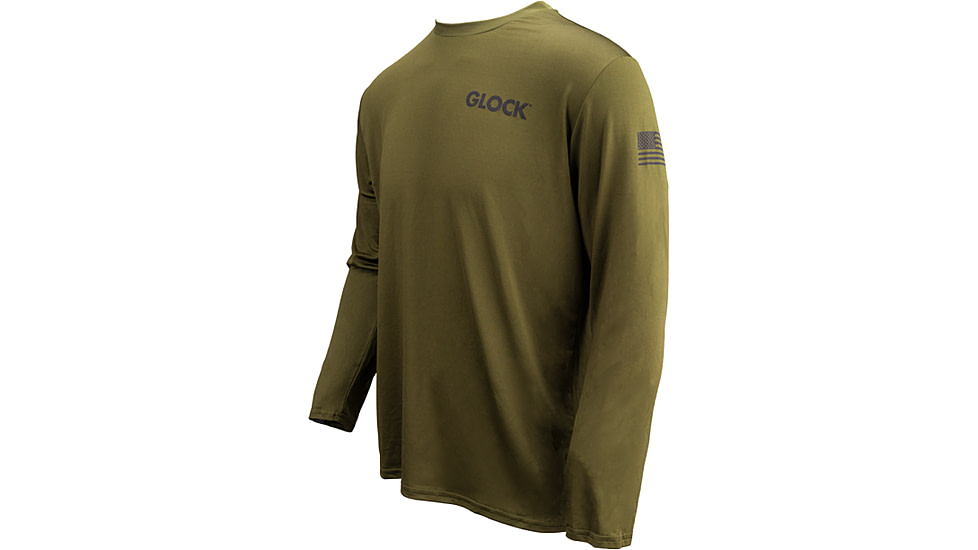 Glock Performance, Long Sleeve Shirt, Polyester/Spandex Material